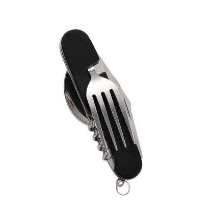 Ensemble de couverts de camping portables 4 en 1