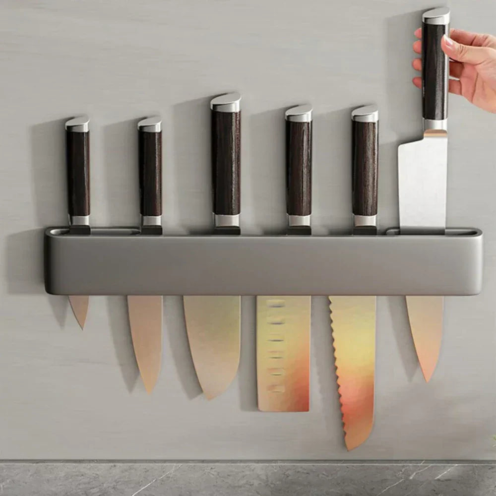 Space Saving Stainless Steel Knife Block Holder - Halri