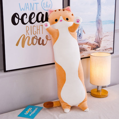 Coussin en forme de chat mignon