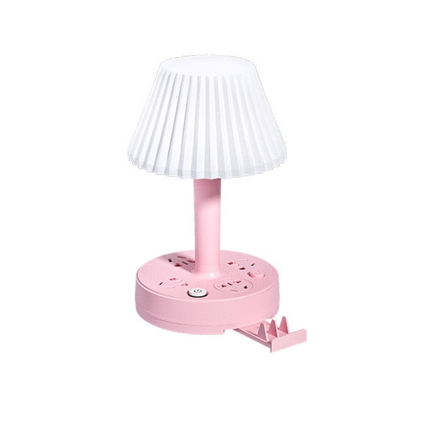 Halri | Lampe de bureau élégante à lumière bleue avec support pour téléphone