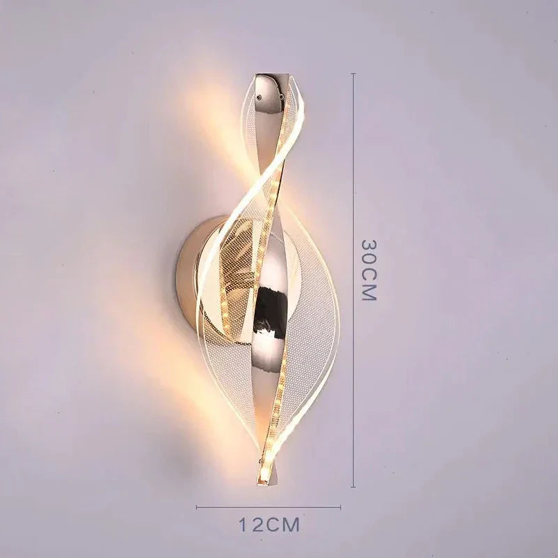 Stylish LED Wall Lamp with Color Changing Light - Halri