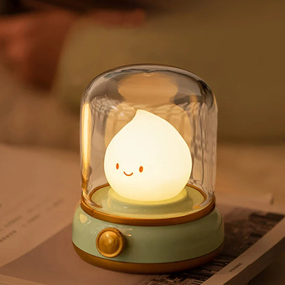 Veilleuse LED style vintage, lampe d'ambiance chaude