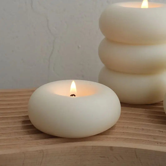 Relaxing Donut Scented Smokeless Candle - Halri