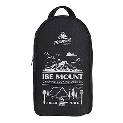 Ensemble de cuisine portable de camping en plein air, 9 pièces, en acier inoxydable