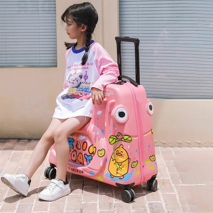 Fun Ride On Kids Luggage Trolley - Halri