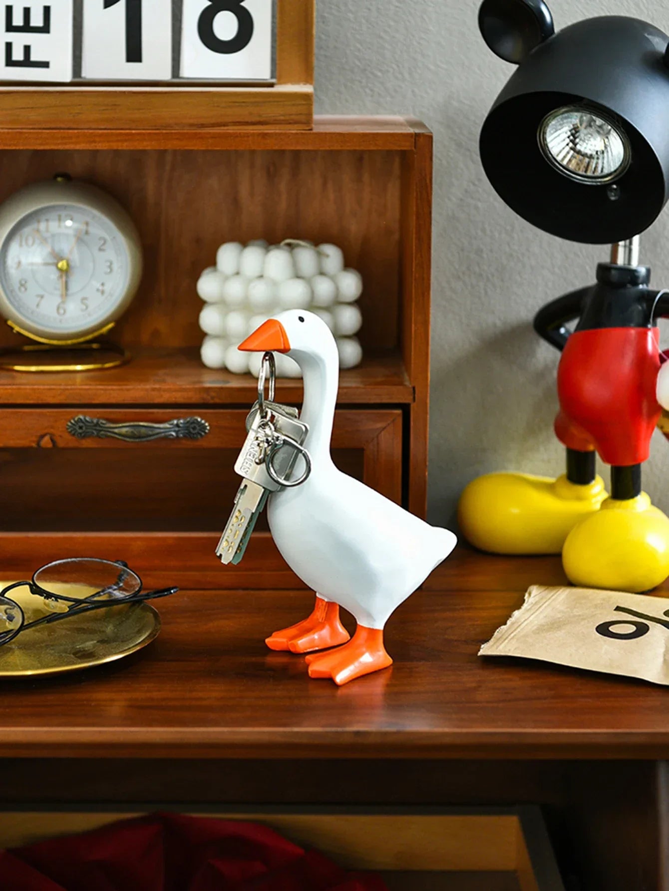 Cute Magnetic Goose Keychain Holder - Halri