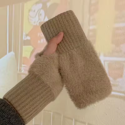 Gants en polaire unisexes confortables pour hommes et femmes