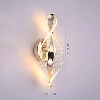 Applique murale LED élégante avec lumière à changement de couleur