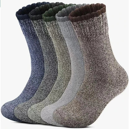 Chaussettes de randonnée thermiques en laine mérinos pour hommes et femmes