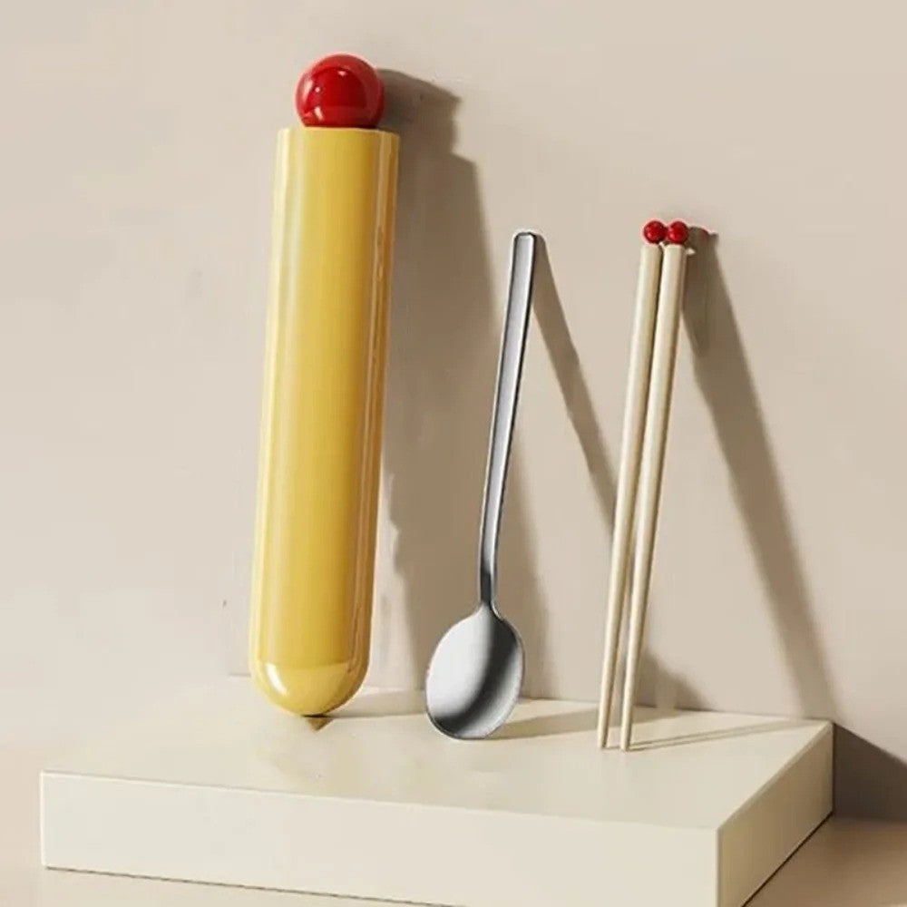 Ensemble de baguettes de voyage compactes et réutilisables