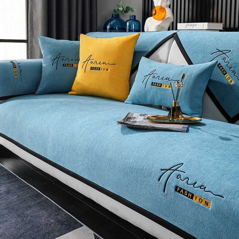 Halri | Protection imperméable pour canapé en similicuir