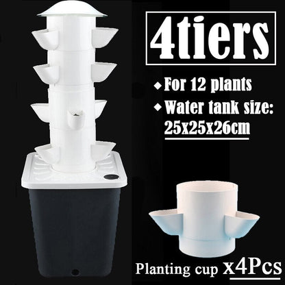 Kit de démarrage facile pour jardin hydroponique d'herbes aromatiques d'intérieur