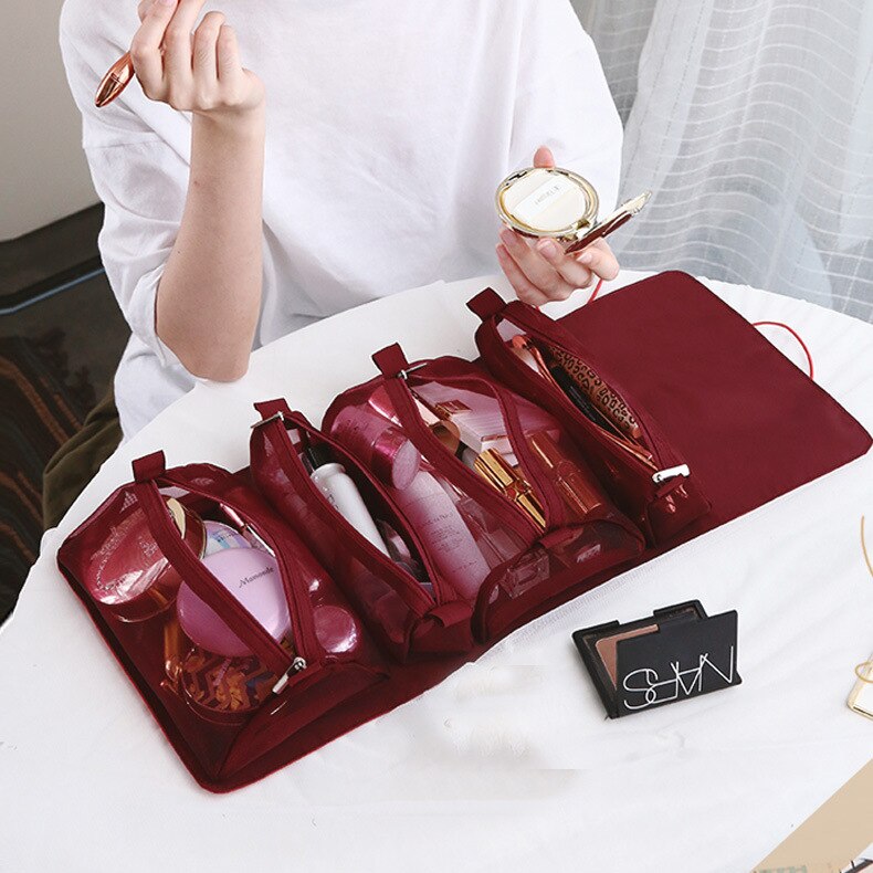 Portable Collapsible Makeup Travel Storage Bag - Halri