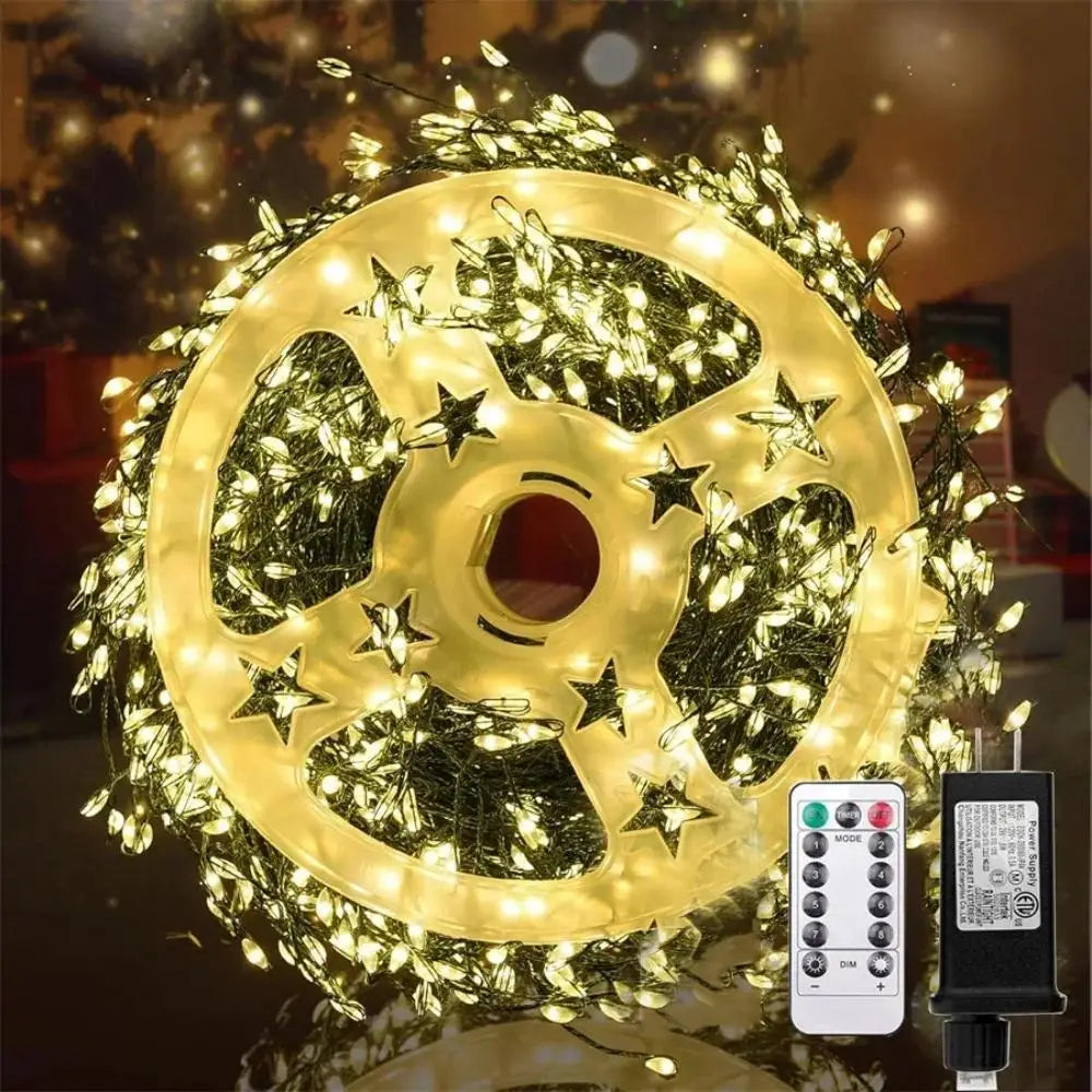 Guirlande lumineuse LED multicolore avec télécommande