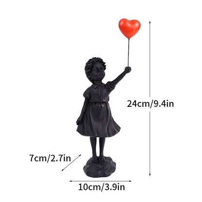 Ensemble de figurines d'art urbain de style Banksy