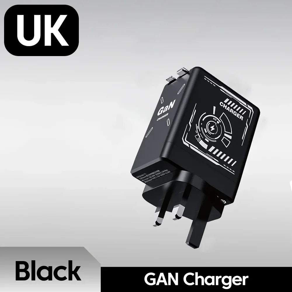 Chargeur portable rétractable rapide de 120 W