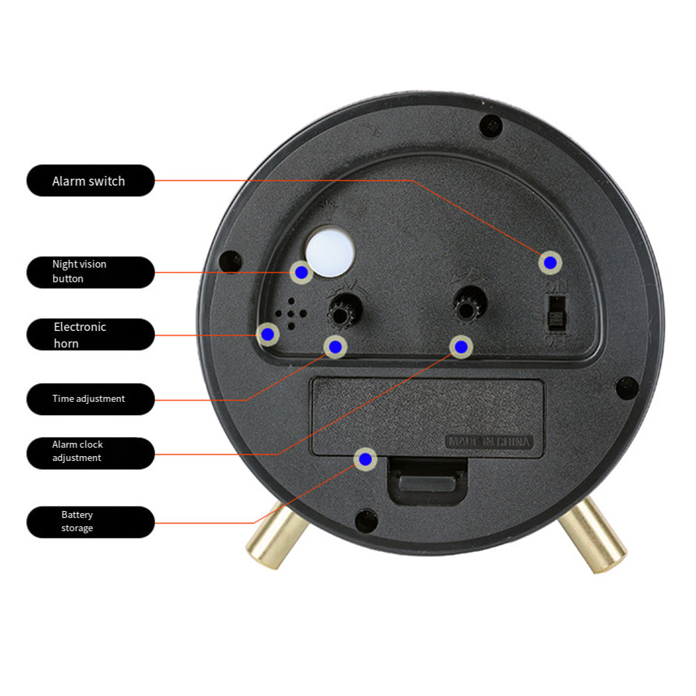 Quiet Modern Table Clock