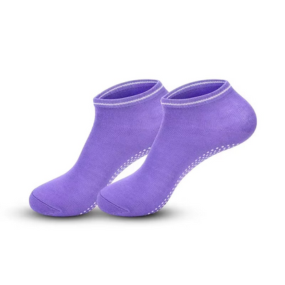 Chaussettes de yoga antidérapantes Grip pour femmes, idéales pour le fitness et le sport.