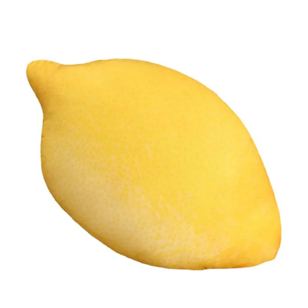 Coussin en peluche douce en forme de fruit pour la décoration intérieure