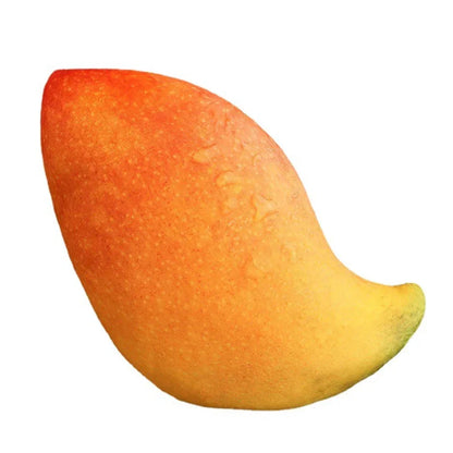 Coussin en peluche douce en forme de fruit pour la décoration intérieure