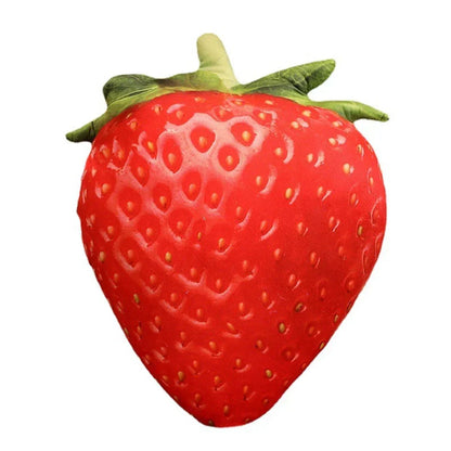 Coussin en peluche douce en forme de fruit pour la décoration intérieure