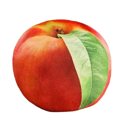 Coussin en peluche douce en forme de fruit pour la décoration intérieure