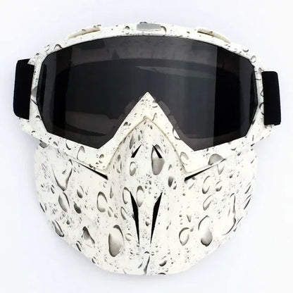 Masque et lunettes de protection pour sports d'hiver