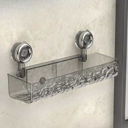 Étagère de salle de bain adhésive avec rangement