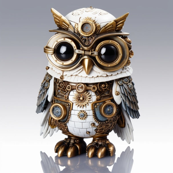 Figurine de hibou unique pour décoration intérieure 
