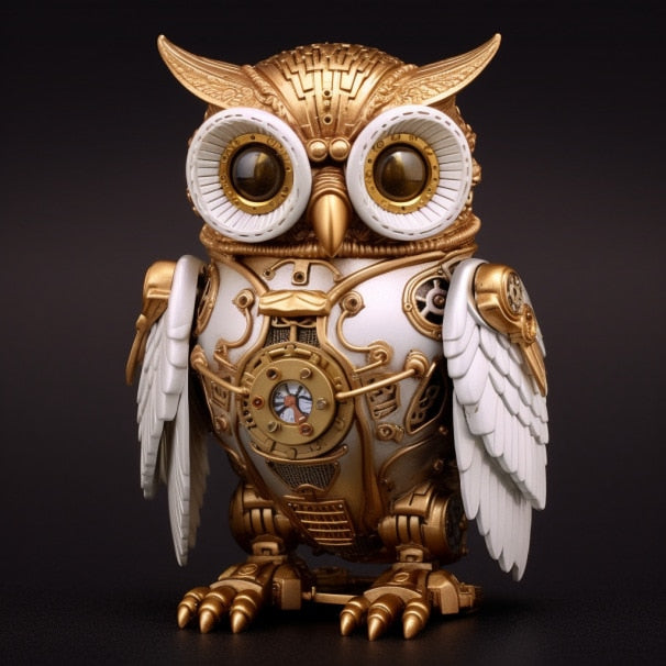 Figurine de hibou unique pour décoration intérieure 