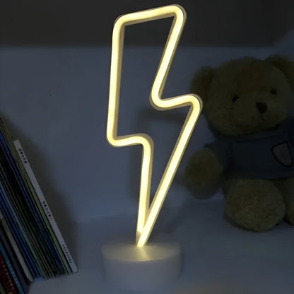 Enseigne lumineuse néon intérieure éclatante