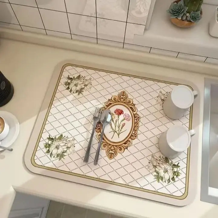 Tapis de bain imperméable, antidérapant et à séchage rapide