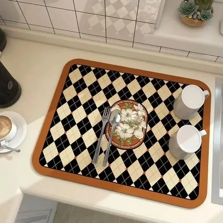 Tapis de bain imperméable, antidérapant et à séchage rapide