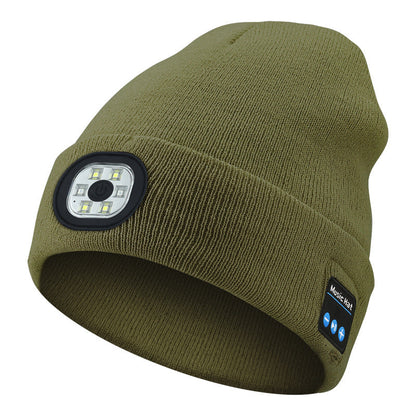Bonnet Bluetooth sans fil avec haut-parleurs amovibles