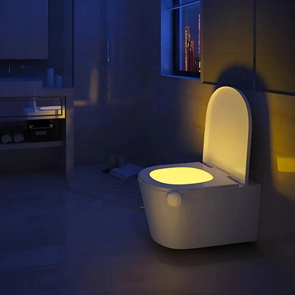 Automatic LED Toilet Nightlight with 8 Color Options - Halri