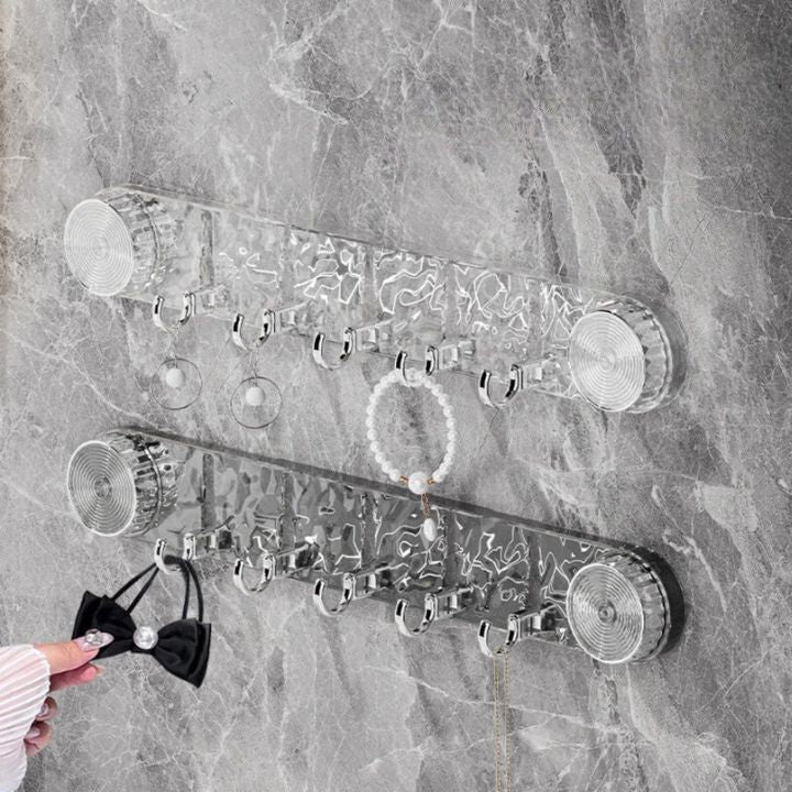 Clear Adhesive Key Hook for Wall - Sticky Key Holder Rack - Halri