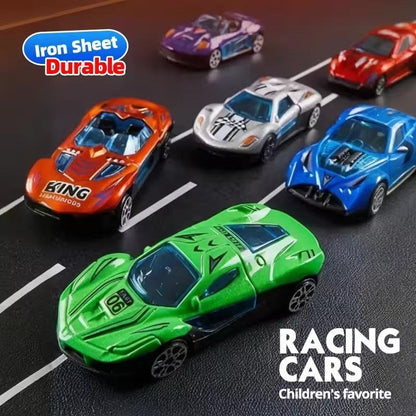 Truck Carrier Car Toy with Alloy Cars, No Batteries, Multi-Mode, Safe for Ages 4+