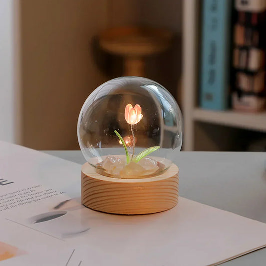 Beautiful Floral Desk Lamp - Halri