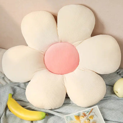 Coussin de chaise doux à motif floral
