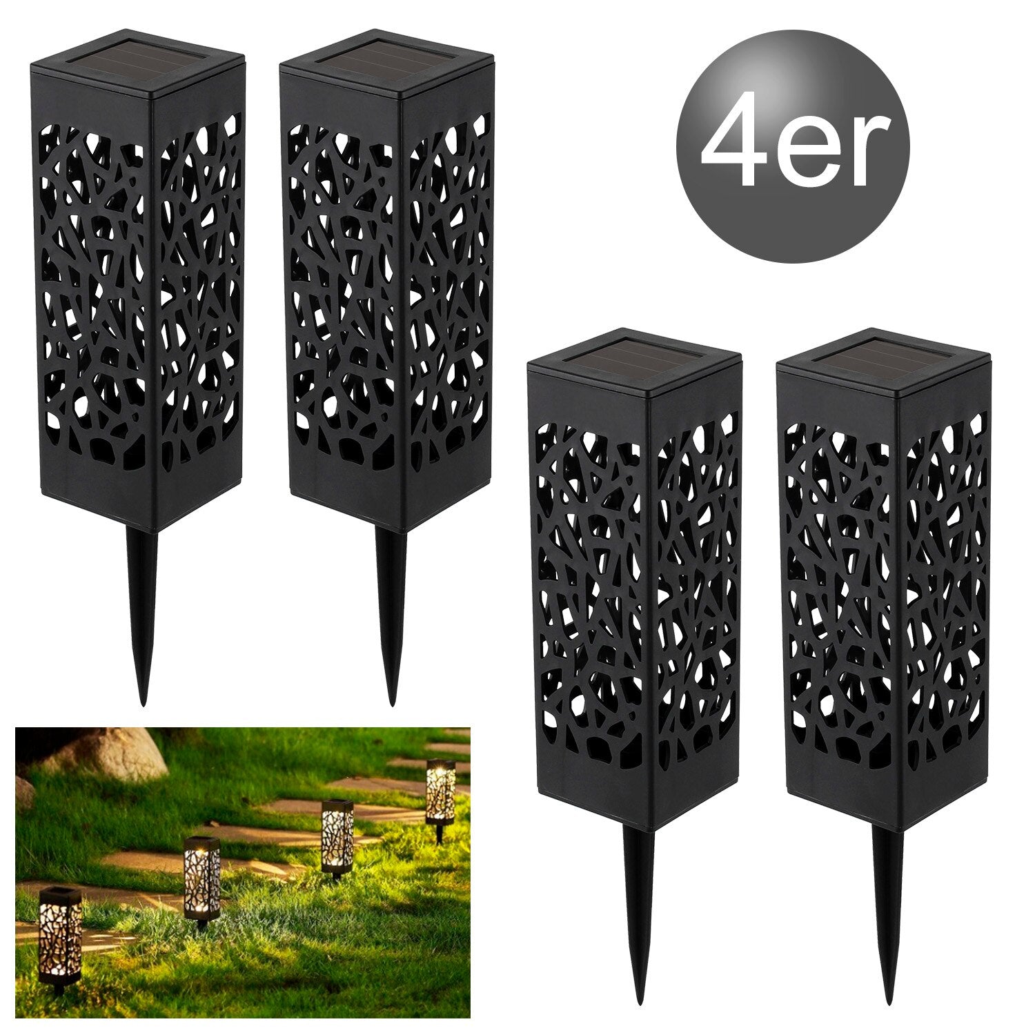 Premium Outdoor Solar Powered Garden Lights - Halri