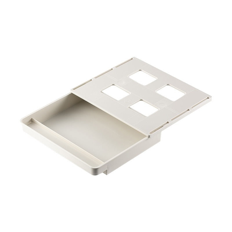 Compact Under Desk Storage Slide Out Tray Box