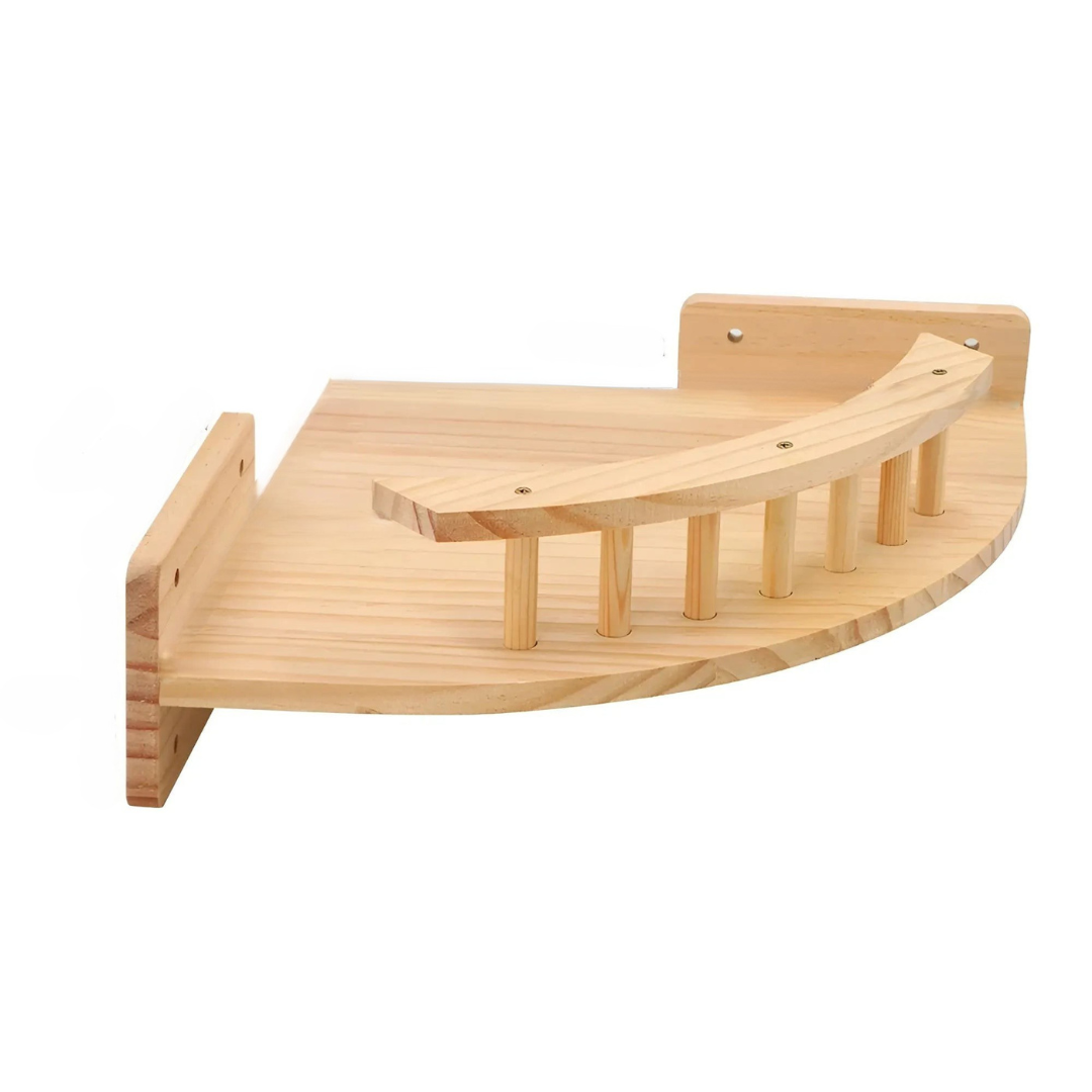 Étagère murale pour chat avec griffoir