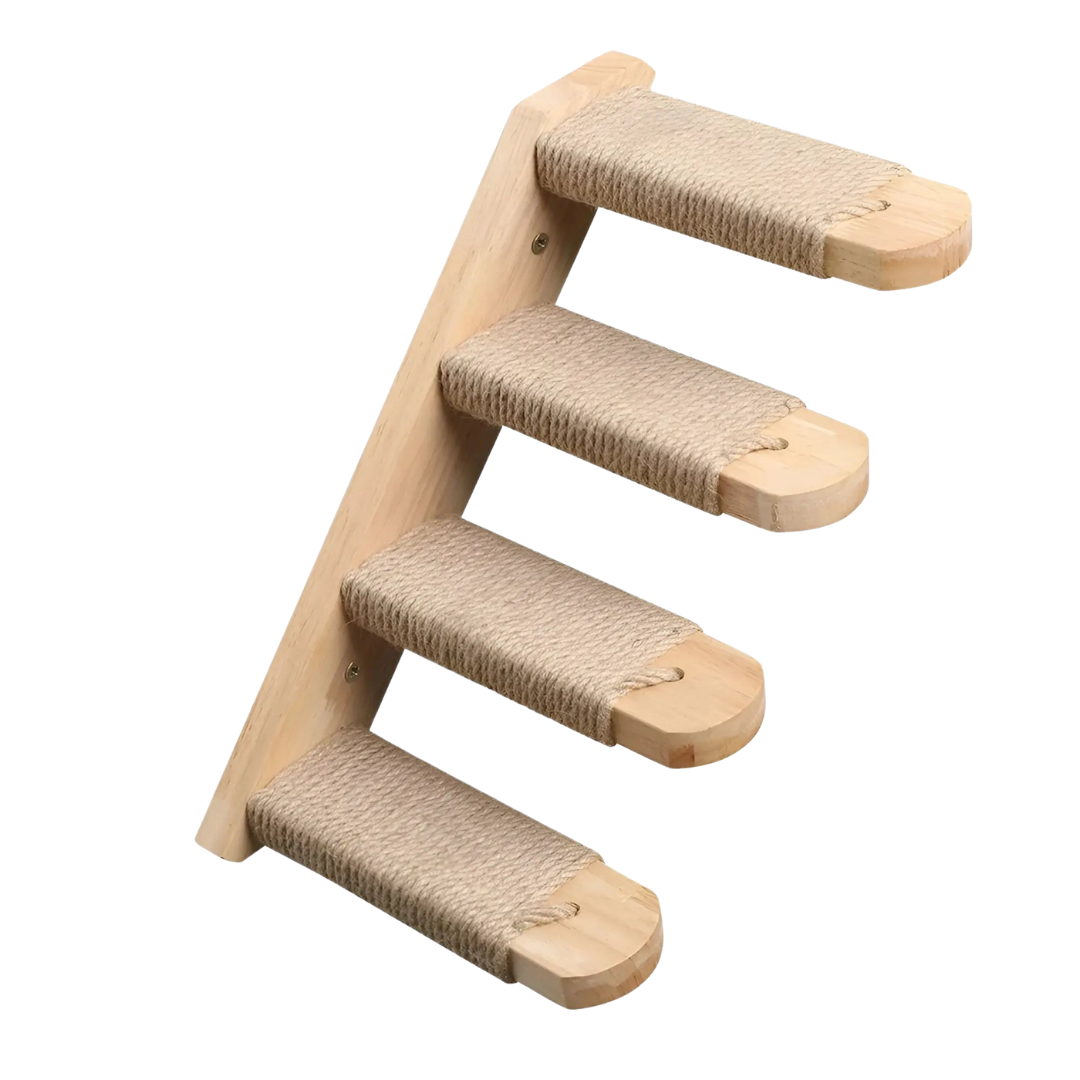 Étagère murale pour chat avec griffoir