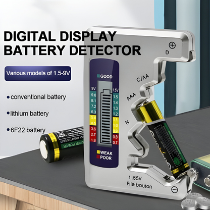 Accurate Portable Battery Voltage Tester