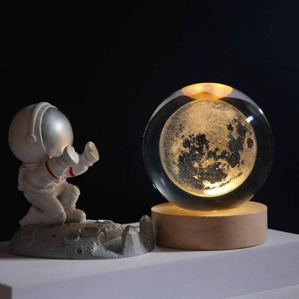 Magnifique décoration en sphère de cristal 3D