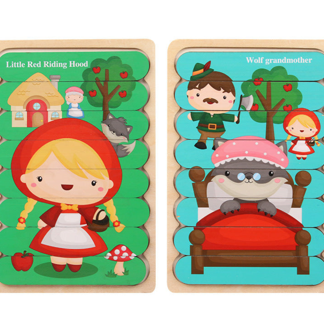 Puzzle éducatif en bois