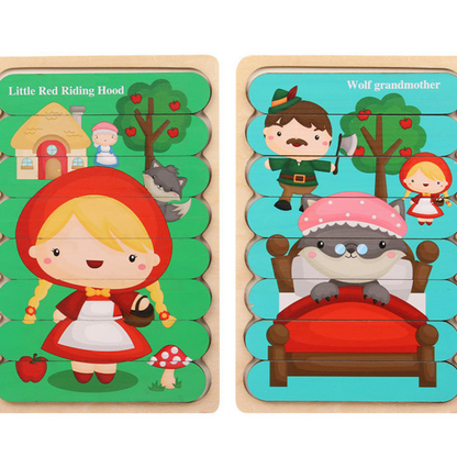 Puzzle éducatif en bois