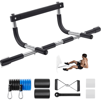 Barre de traction robuste pour porte, capacité de 200 kg