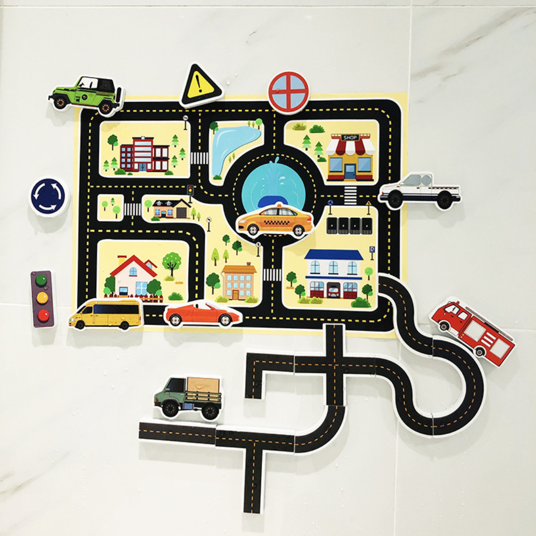 Jouets de bain en caoutchouc colorés et amusants