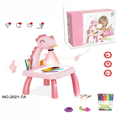 Table à dessin artistique avec projecteur intégré